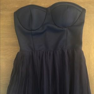 Strapless maxi dress